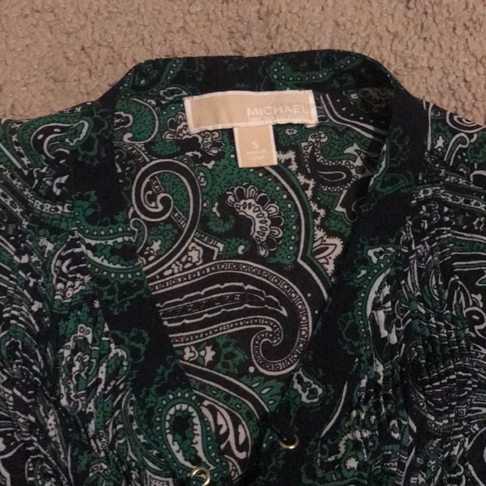MICHAEL by Michael Kors Green Tunic  Size S